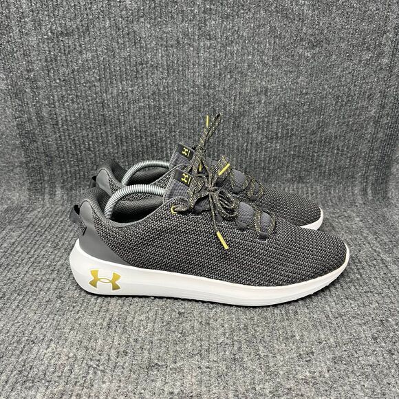 Under Armour Ripple MTL Grey Gold Athletic Shoes Mens Size 10.5 3021489-101 - Picture 1 of 8